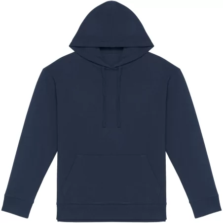 Sweat-shirt écoresponsable à capuche à épaules tombantes French Terry unisexe