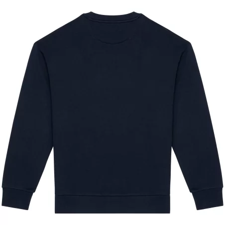 Sweat-shirt écoresponsable à col rond à épaules tombantes molleton gratté unisexe