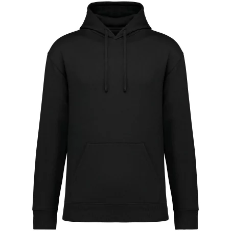 Sweat-shirt écoresponsable à capuche à épaules tombantes molleton gratté unisexe