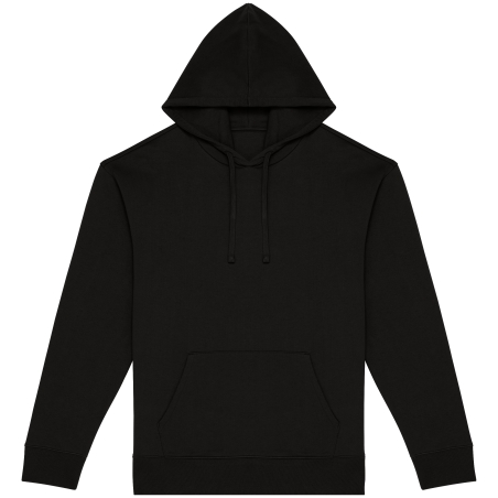 Sweat-shirt écoresponsable à capuche à épaules tombantes molleton gratté unisexe
