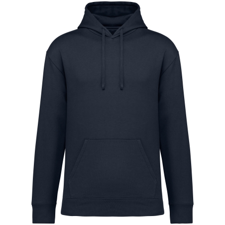 Sweat-shirt écoresponsable à capuche à épaules tombantes molleton gratté unisexe