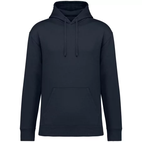 Sweat-shirt écoresponsable à capuche à épaules tombantes molleton gratté unisexe