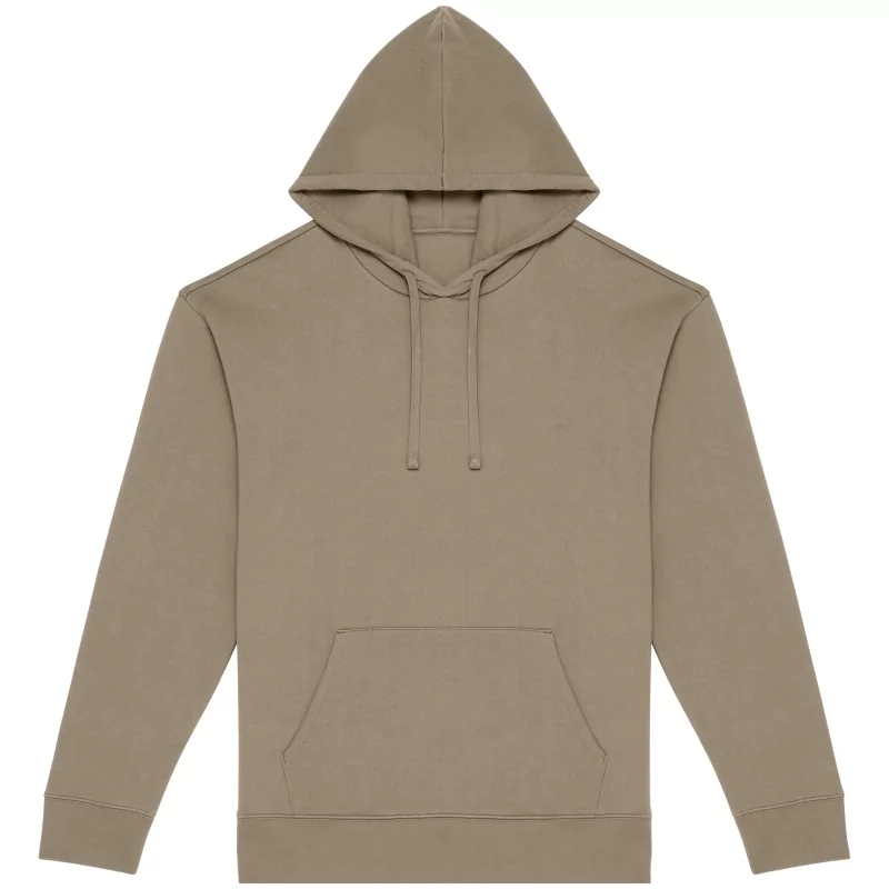 Sweat-shirt écoresponsable à capuche à épaules tombantes molleton gratté unisexe