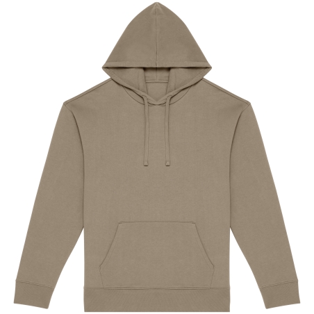 Sweat-shirt écoresponsable à capuche à épaules tombantes molleton gratté unisexe