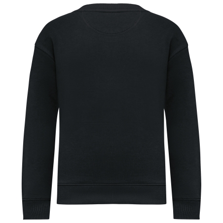 Sweat-shirt écoresponsable à col rond oversize enfant