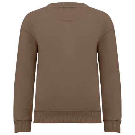 Sweat-shirt écoresponsable à col rond oversize enfant