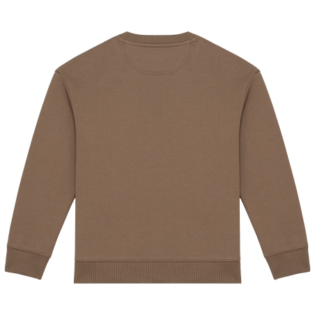 Sweat-shirt écoresponsable à col rond oversize enfant