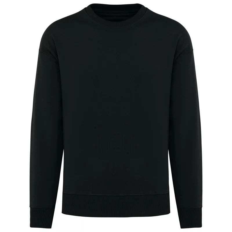 Sweat-shirt écoresponsable à col rond oversize unisexe