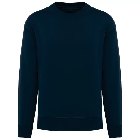 Sweat-shirt écoresponsable à col rond oversize unisexe