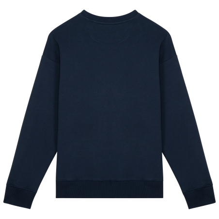 Sweat-shirt écoresponsable à col rond oversize unisexe