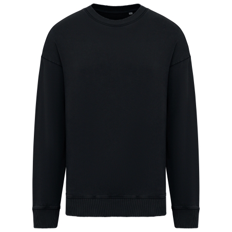 Sweat-shirt écoresponsable à col rond délavé oversize unisexe