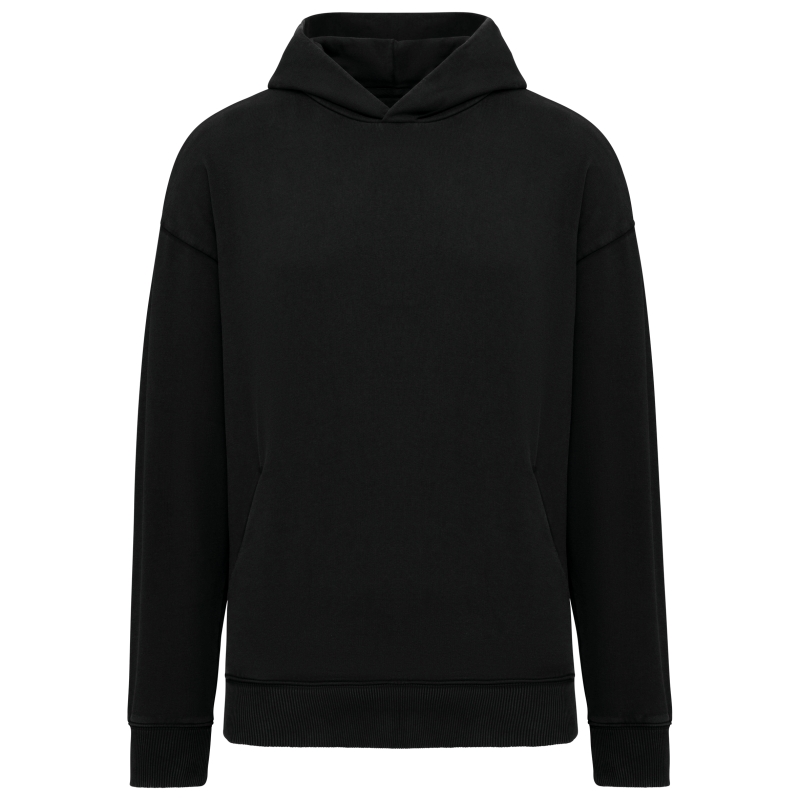 Sweat-shirt écoresponsable à capuche délavé oversize unisexe