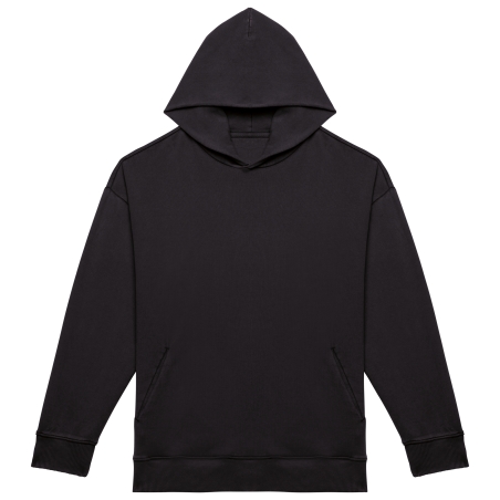 Sweat-shirt écoresponsable à capuche délavé oversize unisexe