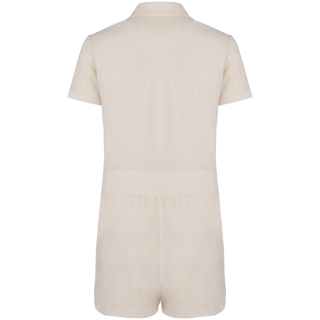 Combinaison short écoresponsable en éponge femme