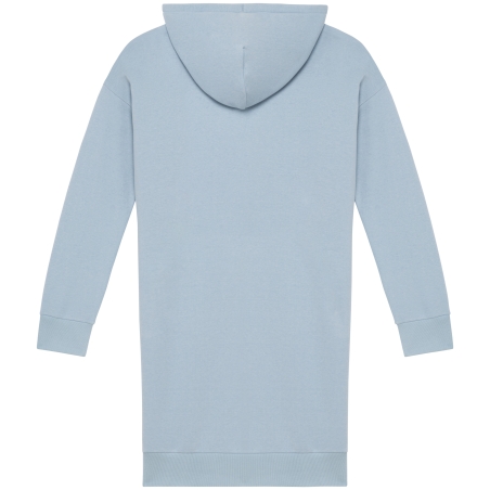 Robe sweat-shirt écoresponsable à capuche femme