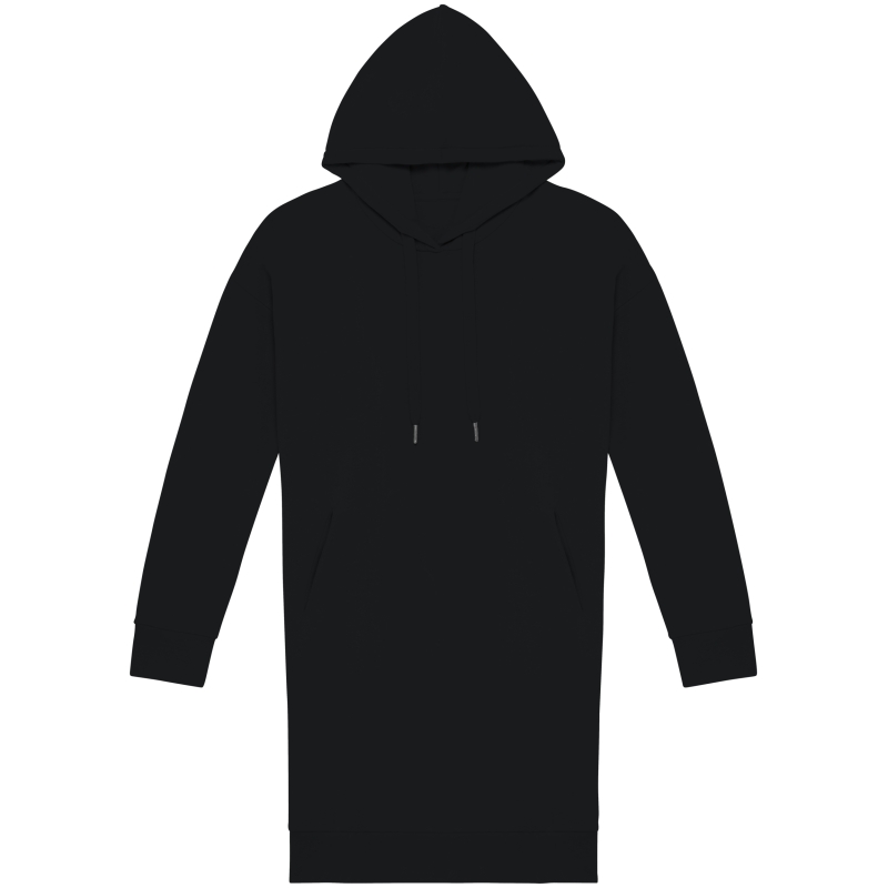 Robe sweat-shirt écoresponsable à capuche femme