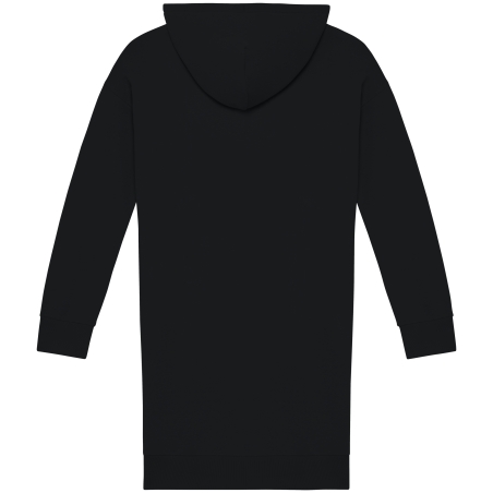 Robe sweat-shirt écoresponsable à capuche femme