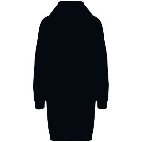 Robe sweat-shirt écoresponsable à capuche femme