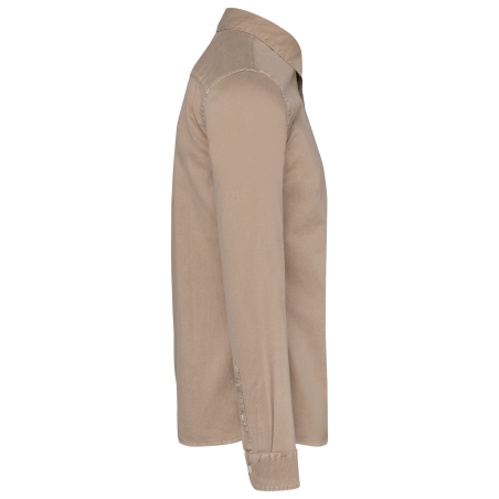Chemise écoresponsable délavée homme