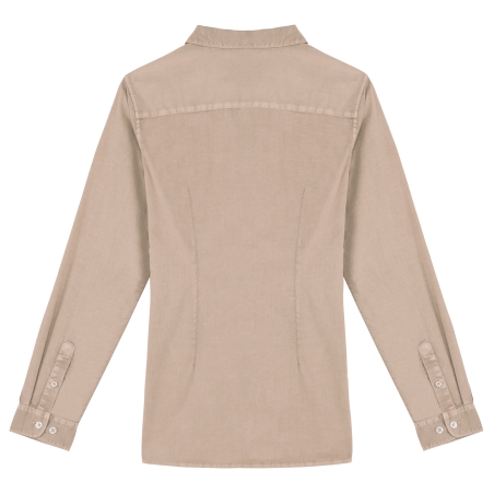Chemise écoresponsable délavée femme