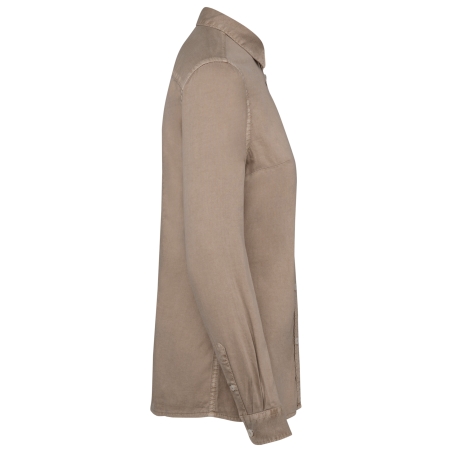 Chemise écoresponsable délavée femme
