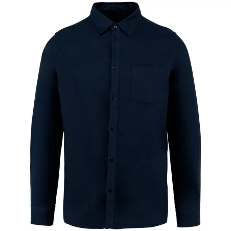 Chemise écoresponsable en flanelle homme