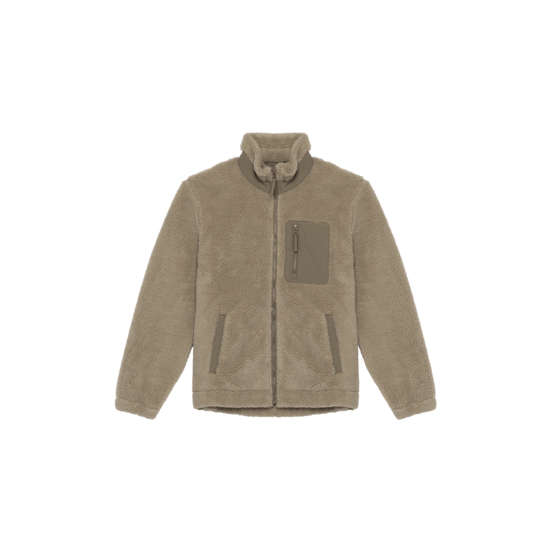 Veste écoresponsable en sherpa unisexe