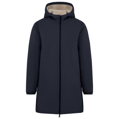 Veste écoresponsable imperméable doublée en sherpa unisexe