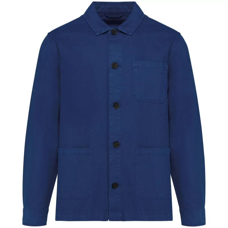 Veste worker écoresponsable délavée homme