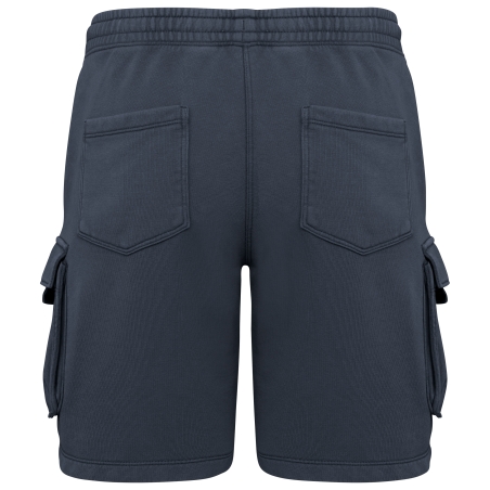 Short cargo écoresponsable délavé French Terry homme