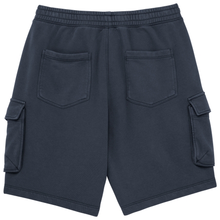 Short cargo écoresponsable délavé French Terry homme