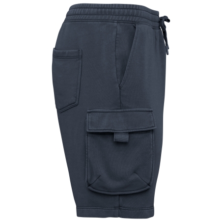 Short cargo écoresponsable délavé French Terry homme