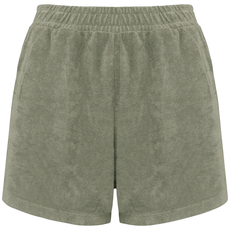 Short écoresponsable en éponge femme
