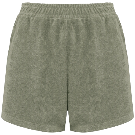 Short écoresponsable en éponge femme