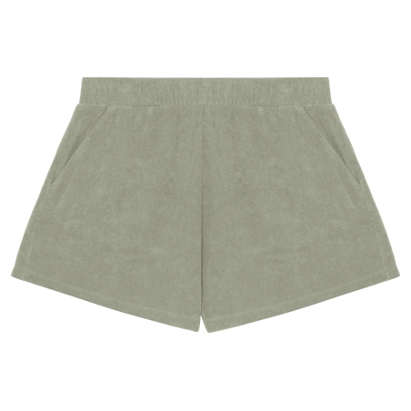 Short écoresponsable en éponge femme