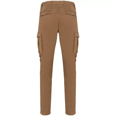 Pantalon cargo écoresponsable délavé homme