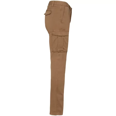 Pantalon cargo écoresponsable délavé homme