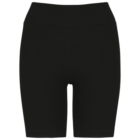 Short écoresponsable côtelé femme