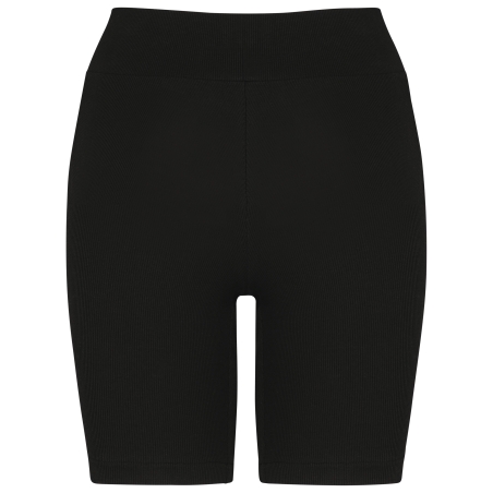 Short écoresponsable côtelé femme