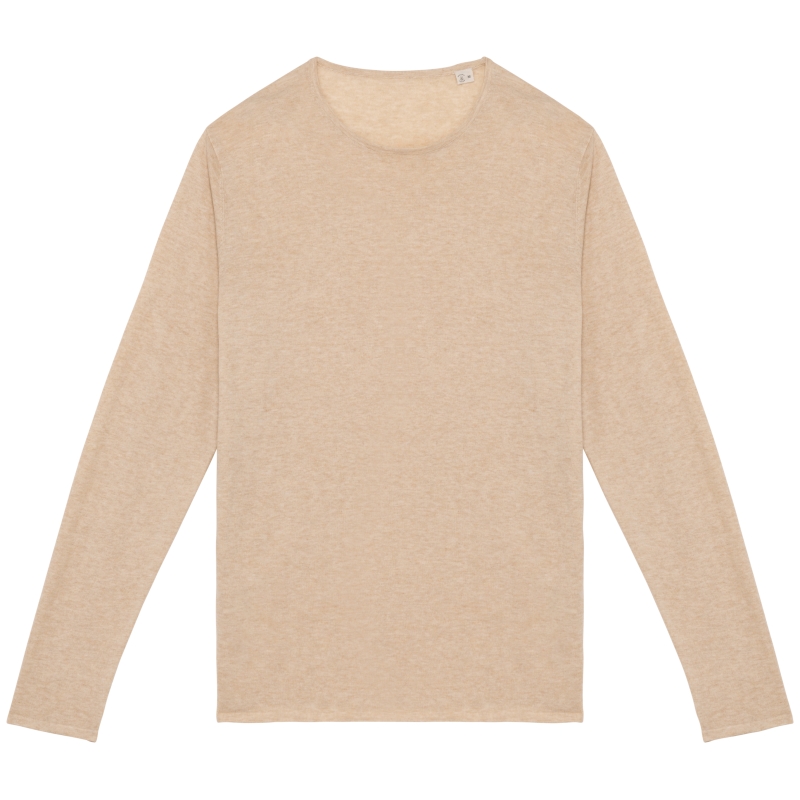 Pull écoresponsable à col rond en lyocell homme