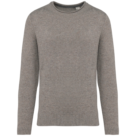 Pull écoresponsable en laine mérinos homme