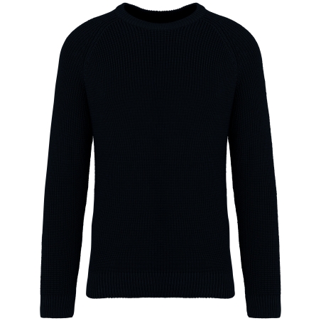 Pull écoresponsable à grosses mailles homme