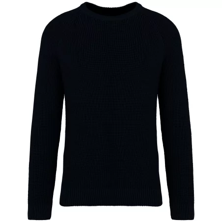 Pull écoresponsable à grosses mailles homme