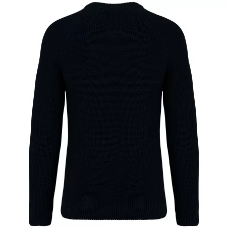 Pull écoresponsable à grosses mailles homme