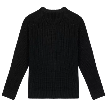 Pull écoresponsable à grosses mailles homme