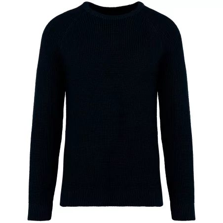 Pull écoresponsable à grosses mailles homme