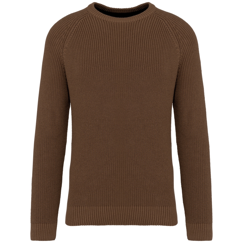 Pull écoresponsable à grosses mailles homme