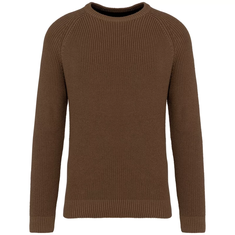 Pull écoresponsable à grosses mailles homme