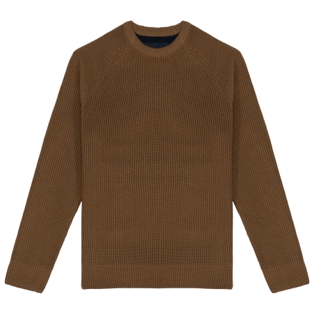Pull écoresponsable à grosses mailles homme