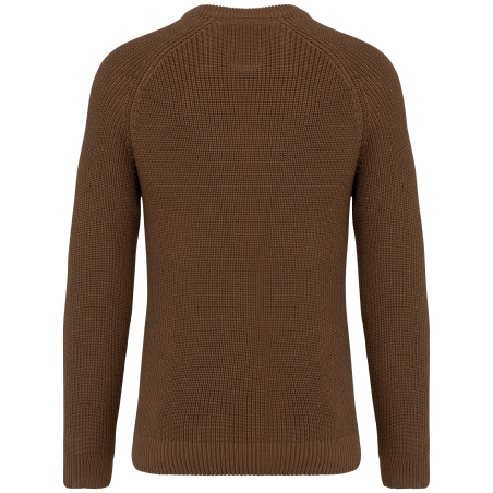 Pull écoresponsable à grosses mailles homme
